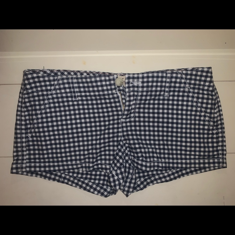 Plaid Hollister shorts